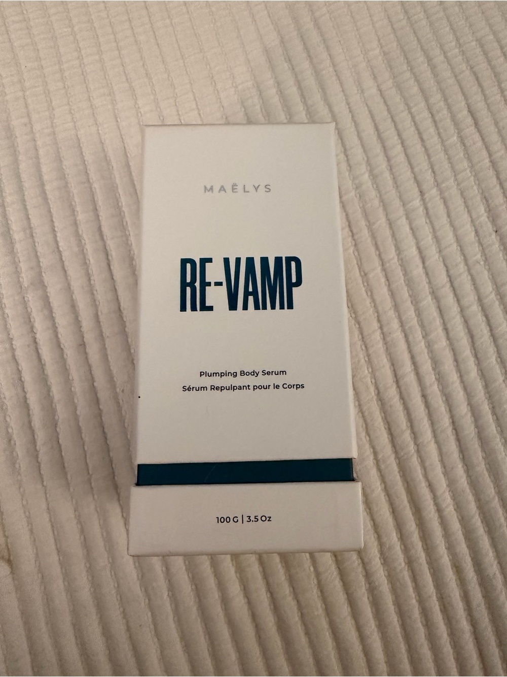 RE-VAMP Plumping Body Serum — White & Teal